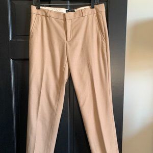 Wool Banana Republic Crème Straight Legged Pants